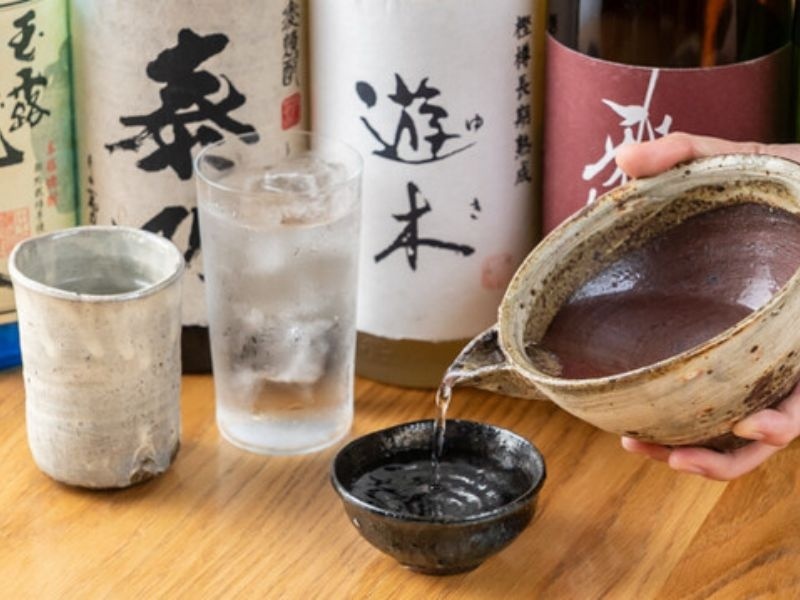 焼酎や日本酒を中心とした和酒