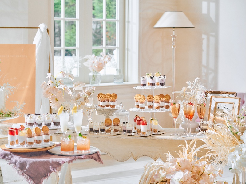 専属のパティシエが、こだわりのデザートをご提供致します。