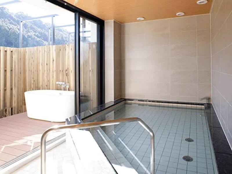 開放感あふれる大浴場