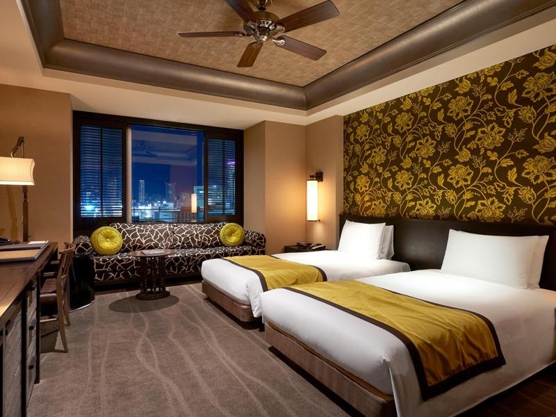 落ち着いたしつらえの空間で、身も心もゆったりした癒やしのひとときを提供する客室。