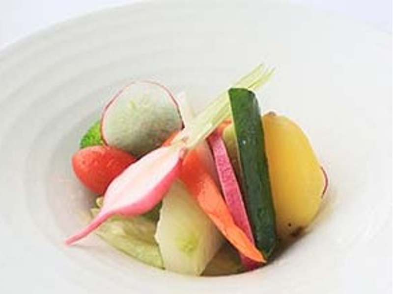 野菜も採れたて＆こだわりのものを使用。