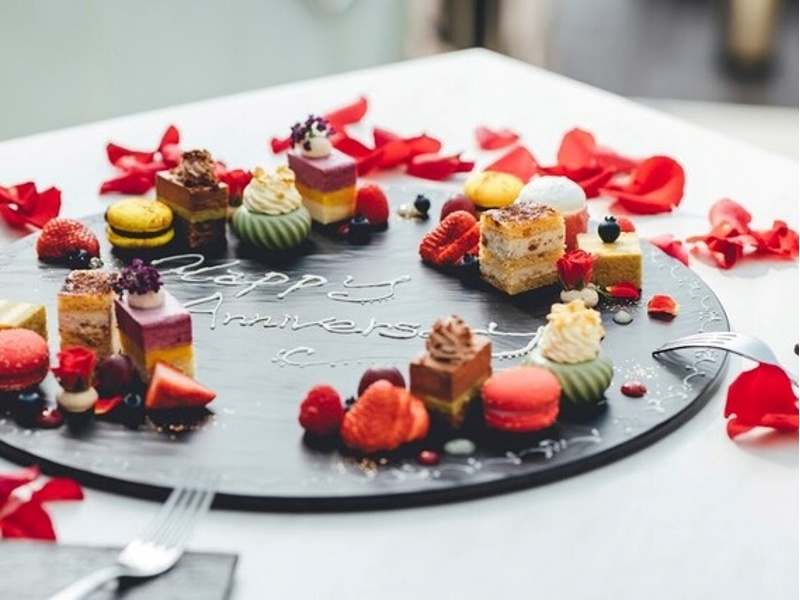 デザートプレートも対応可能です。ご相談ください。