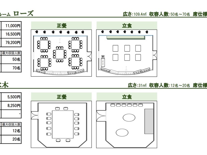 様々なレイアウト変更可能が可能です