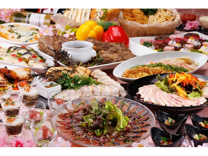 ★宴会場★【26年春季プラン】ビュッフェ形式は20名様からご希望に合わせて最適な会場をご用意。御宴会に関する会場費は2時間迄無料！マイク2本+演台+ステージも無料でご用意させていただきます
