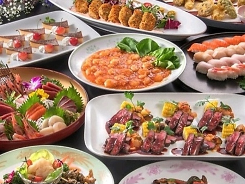 和洋中盛り合わせ9品 ￥11,000（税込）コース