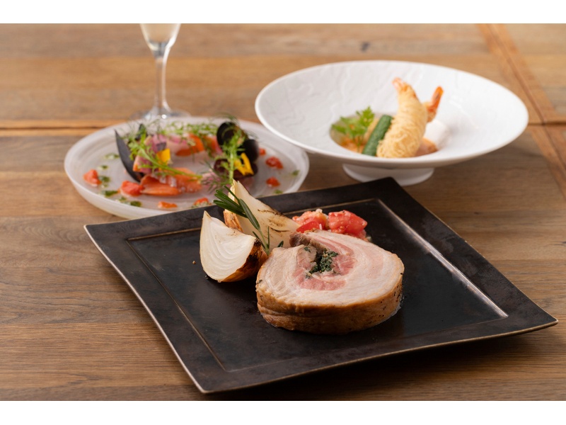 60種類の2h飲み放題付　美名豚ロースト・合鴨のリゾットなどコスパ最高スタンダードプラン　全7品　【～ricordo course～】