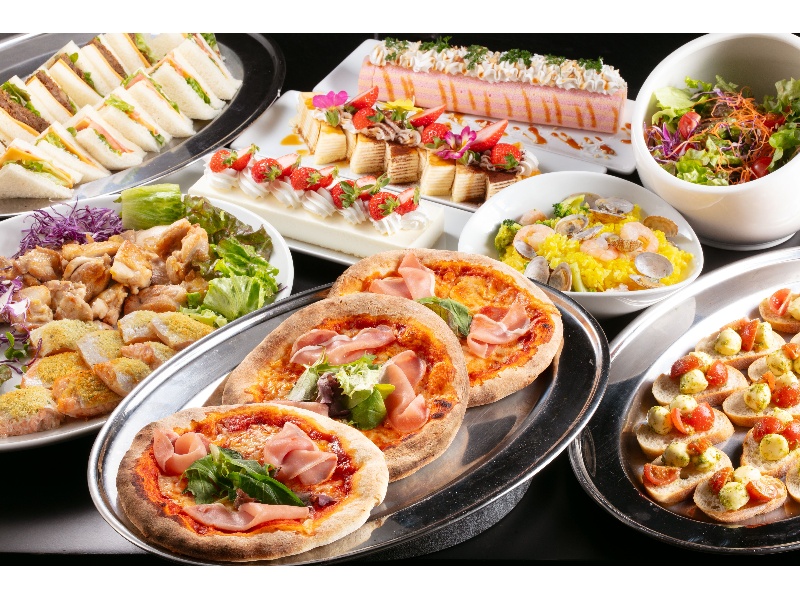 【ビュッフェ6品＋飲み放題100分付】平日限定　会場貸切4,000円プラン　（会場利用3時間/パーティー2時間＋受付・撤収1時間）