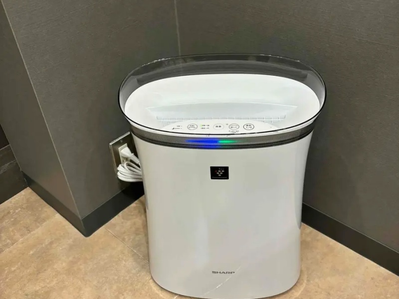 空気清浄機（2機）を設置
