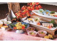 秋の宴会料理イメージ