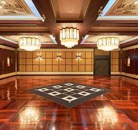 中宴会場　ペガサス<br /><br />正餐：90名<br />立食：100名<br />会議（シアター）：240名<br />会議（スクール）：120名<br /><br />広さ：204㎡（62坪）<br />天井高：3.7m