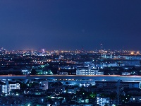 客室からの夜景