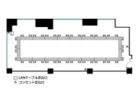 ロの字 : 最大40名